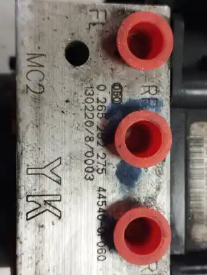 Peça sobressalente para automóvel em segunda mão abs por toyota verso active referências oem iam 445400f060  