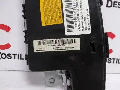 Автозапчастина б/у передня права бічна подушка безпеки для RENAULT CLIO III Pack Authentique Посилання на OEM IAM 8200552392  PC15124010