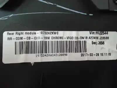 Автозапчастина б/у обликка задніх правіх дверей для ford ecosport (cr6) trend посилання на oem iam 1973242xwc  