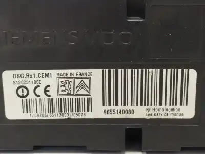 Second-hand car spare part electronic module for citroen c5 berlina sx (e) oem iam references 9655140080  