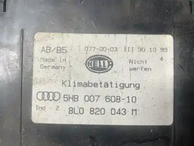 Автозапчастина б/у клімат-контроль для audi a3 (8l) 1.9 tdi посилання на oem iam 8l0820043m  5hb00760810