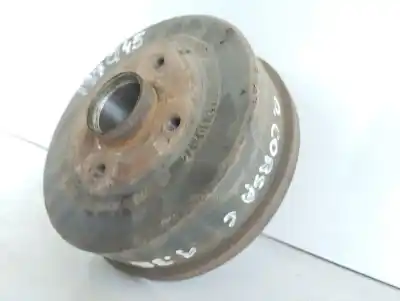 Peça sobressalente para automóvel em segunda mão tambor de travão traseiro por opel corsa c comfort referências oem iam 24401370  
