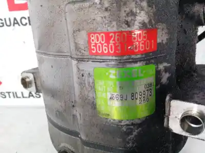 Peça sobressalente para automóvel em segunda mão compressor de ar condicionado a/a a/c por audi a4 berlina (b5) 1.8 referências oem iam 8d0260805  