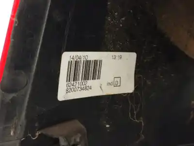 Second-hand car spare part right tailgate light for dacia sandero laureate oem iam references 8200734824  