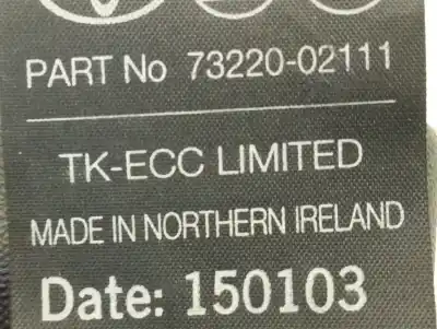 Second-hand car spare part front left seat belt for toyota corolla (e12) 1.6 16v oem iam references 7322002111