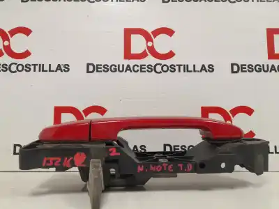 Second-hand car spare part exterior right rear door handle for nissan note (e11e) naru edition oem iam references 233323  