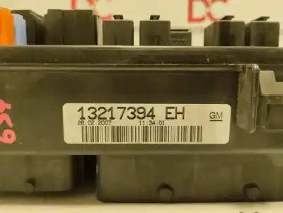 Second-hand car spare part FUSE BOX UNIT for OPEL CORSA D  OEM IAM references 13217394  