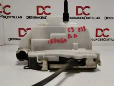 Peça sobressalente para automóvel em segunda mão fechadura da porta dianteira direita por citroen c3 hdi 70 furio referências oem iam 9136n5  