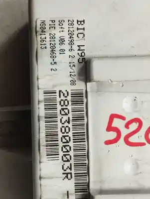 Peça sobressalente para automóvel em segunda mão módulo eletrônico por renault laguna iii expression referências oem iam 280380003r  