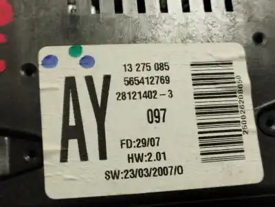 Piesă de schimb auto la mâna a doua ecran display multifuncțional displei pentru opel zafira b cosmo referințe oem iam 13275085