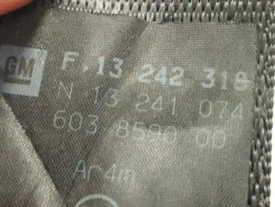 Piesă de schimb auto la mâna a doua centurã de sigurantã spate dreapta pentru opel zafira b cosmo referințe oem iam 13242318