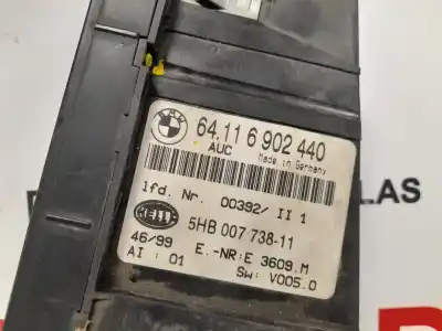 Peça sobressalente para automóvel em segunda mão comando de sofagem (chauffage / ar condicionado) por bmw serie 3 compact (e46) 320td referências oem iam 64116902440  5hb00773811