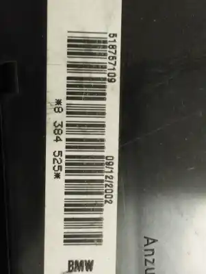 Second-hand car spare part fuse box unit for bmw x5 (e53) 3.0d oem iam references 518767109  