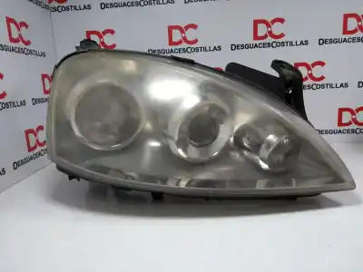 Second-hand car spare part right headlight for opel corsa c blue line oem iam references 13100536  