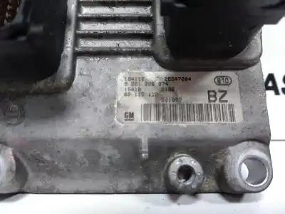 Pezzo di ricambio per auto di seconda mano centralina motore per opel corsa c club riferimenti oem iam 0261206074 09115112 / b01007 / bz / 46062 