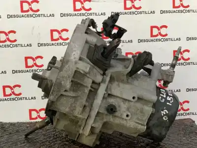Second-hand car spare part gearbox for renault clio ii fase ii (b/cb0) base authentique 65 cv / 48 kw oem iam references jb3980  jb3980