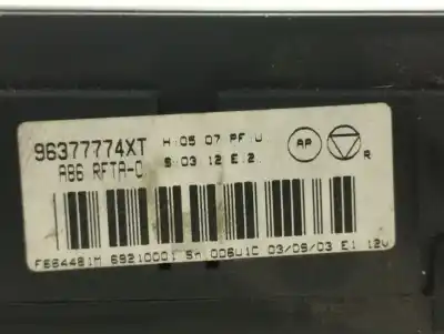 Peça sobressalente para automóvel em segunda mão comando de sofagem (chauffage / ar condicionado) por citroen c2 vtr referências oem iam 6451ry