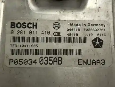 Second-hand car spare part ecu engine control for chrysler pt cruiser (pt_) 2.2 crd oem iam references p05034035ab  