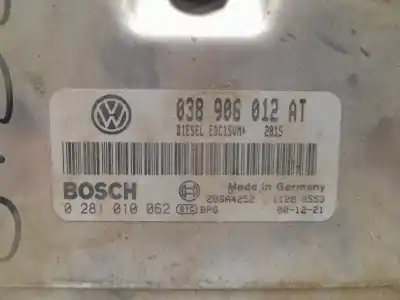 Автозапчасти б/у блок управления двигателем за seat leon (1m1) 1.9 tdi ссылки oem iam 038906012at  0281010062 / 28sa4252
