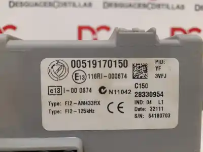 Автозапчасти б/у блок реле/предохранителей за opel combo d expression l1h1 ссылки oem iam 00519170150  c150 / 28330954