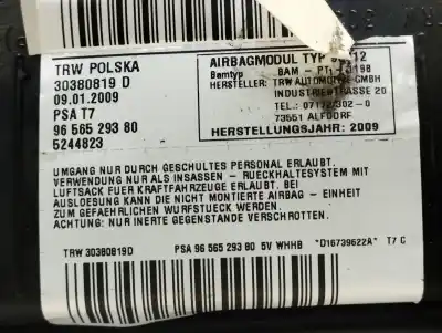 Pezzo di ricambio per auto di seconda mano airbag laterale anteriore destro per peugeot 308 confort riferimenti oem iam 8216sf