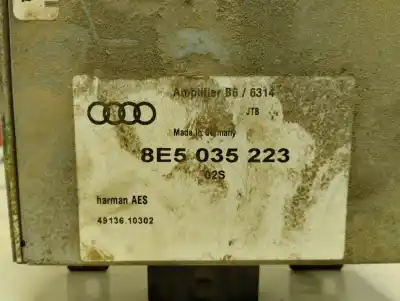 Peça sobressalente para automóvel em segunda mão módulo eletrônico por audi a4 berlina (8e) 2.0 20v cat (alt) referências oem iam 8e5035223  
