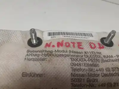 Peça sobressalente para automóvel em segunda mão airbag dianteiro direito por nissan note (e11e) naru edition referências oem iam kr9u0066220431  