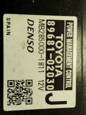 Second-hand car spare part electronic module for toyota auris hybrid active oem iam references 8968102030  