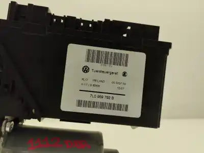 Peça sobressalente para automóvel em segunda mão motor elevador vidro dianteiro direito por volkswagen touareg (7l6) 5.0 v10 tdi dpf referências oem iam 7l0959792b