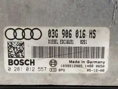 Автозапчасти б/у блок управления двигателем за audi a6 c6 avant (4f5) 2.0 tdi ссылки oem iam 0281012557  