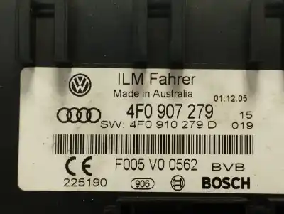 Автозапчастина б/у електронний модуль для audi a6 c6 avant (4f5) 2.0 tdi посилання на oem iam 4f0907279  