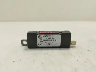Peça sobressalente para automóvel em segunda mão módulo eletrónico antena por volkswagen touareg (7l6) 5.0 v10 tdi dpf referências oem iam 7l6035552a