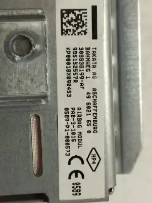 Second-hand car spare part airbag kit for renault kadjar zen oem iam references 681004365r  