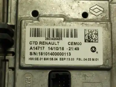 Second-hand car spare part multifunction display for renault kadjar zen oem iam references 280342845r
