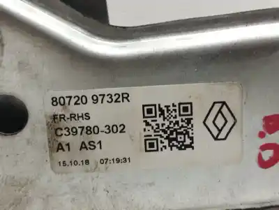 Peça sobressalente para automóvel em segunda mão elevador de vidros dianteiro direito por renault kadjar zen referências oem iam 807209732r  