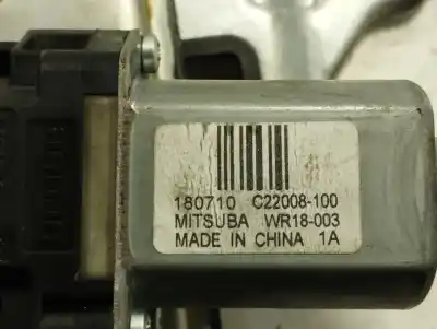 Second-hand car spare part passenger side right window regulator for renault kadjar zen oem iam references 807209732r