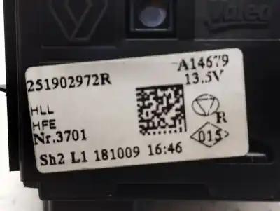 Peça sobressalente para automóvel em segunda mão comutador de luzes por renault kadjar zen referências oem iam 251902972r  