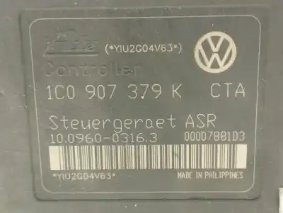 Peça sobressalente para automóvel em segunda mão abs por seat leon (1m1) 1.9 tdi referências oem iam 1c0907379k  
