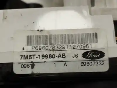 Peça sobressalente para automóvel em segunda mão comando de sofagem (chauffage / ar condicionado)  por ford kuga (cbv) trend referências oem iam 7m5t19980ab  