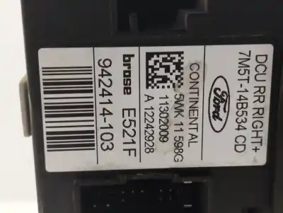 Автозапчасти б/у мотор заднего правого стекла за ford kuga (cbv) trend ссылки oem iam 7m5t14b534cd  