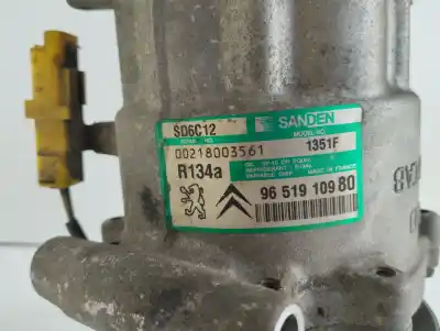 Second-hand car spare part air conditioning compressor for citroen c4 berlina exclusive oem iam references 9651910980 sd6c12 1351 sd6c12 1351f sd6c12 1363 sd6c121351 sd6c121351f sd6c121363