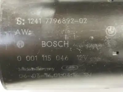 Second-hand car spare part starter motor for bmw 3 touring (e91) 320 d oem iam references 12417796892