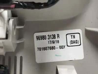 Pezzo di ricambio per auto di seconda mano luce interna per renault kadjar zen riferimenti oem iam 969803138r  