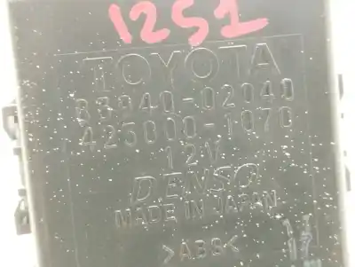 Peça sobressalente para automóvel em segunda mão módulo eletrônico por toyota auris luna referências oem iam 8594002040