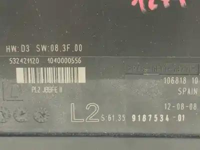 Second-hand car spare part electronic module for bmw serie 1 berlina (e81/e87) 118d oem iam references 532421120  