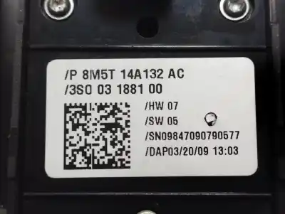 Peça sobressalente para automóvel em segunda mão botão / interruptor elevador vidro dianteiro esquerdo por ford kuga (cbv) titanium referências oem iam 8m5t14a132ac  