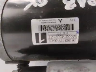 Peça sobressalente para automóvel em segunda mão motor de arranque por citroen c2 furio referências oem iam 9656317780  