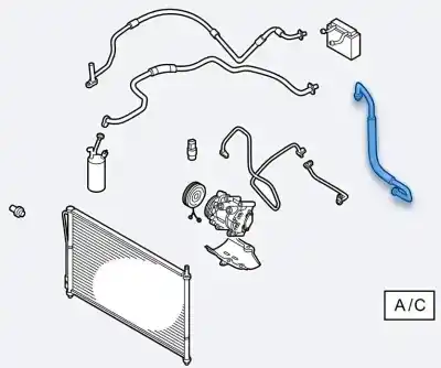 Peça sobressalente para automóvel em segunda mão tubos de ar condicionado por ford focus lim. (cb4) trend referências oem iam 1741879  