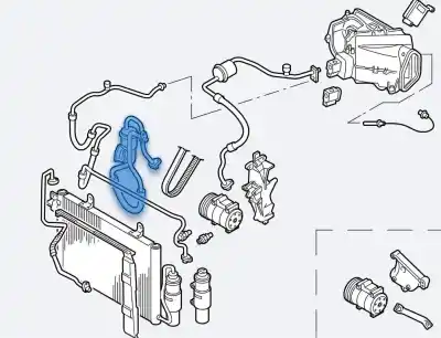 Piesă de schimb auto la mâna a doua TUBURI AER CONDITIONAT pentru RENAULT CLIO II FASE II (B/CB0)  Referințe OEM IAM 8200247124  