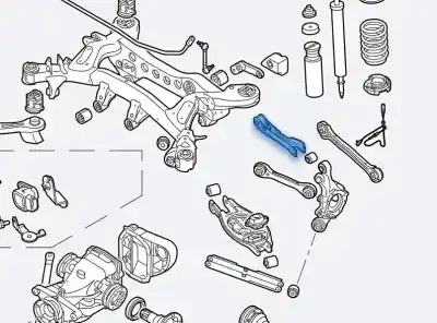 Tweedehands auto-onderdeel linker achter bovenste ophang arm voor bmw x1 (e84) sdrive 18d oem iam-referenties 33326782168